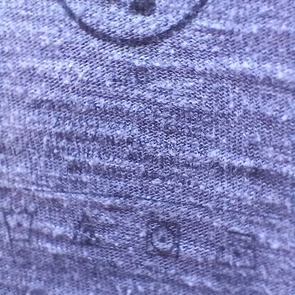 '47 Seattle Seahawks Colorblock Henley Large long sleeve blue grey button crew - Picture 8 of 12